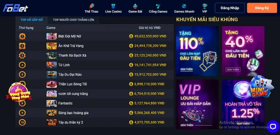Vòng quay miễn phí 90ok Nổ Hũ
